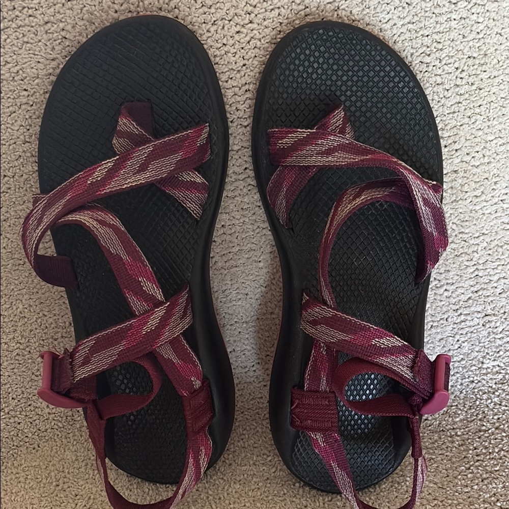 Chaco Sandals for Women size 10 purple pink cream
